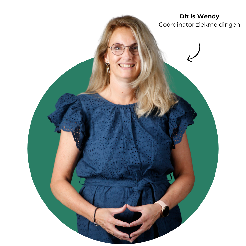 wendy laat voorbeeld zien om netto inkomen te berekenen